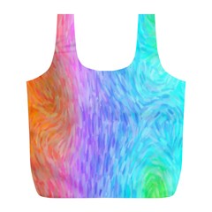 Abstract Color Pattern Textures Colouring Full Print Recycle Bags (l)  by Simbadda