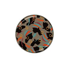 African Women Ethnic Pattern Hat Clip Ball Marker