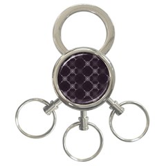Abstract Seamless Pattern 3-ring Key Chains