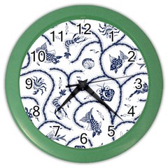 Fish Pattern Color Wall Clocks by Simbadda