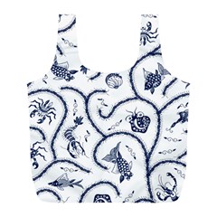 Fish Pattern Full Print Recycle Bags (l)  by Simbadda