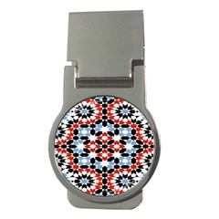 Morrocan Fez Pattern Arabic Geometrical Money Clips (round) 