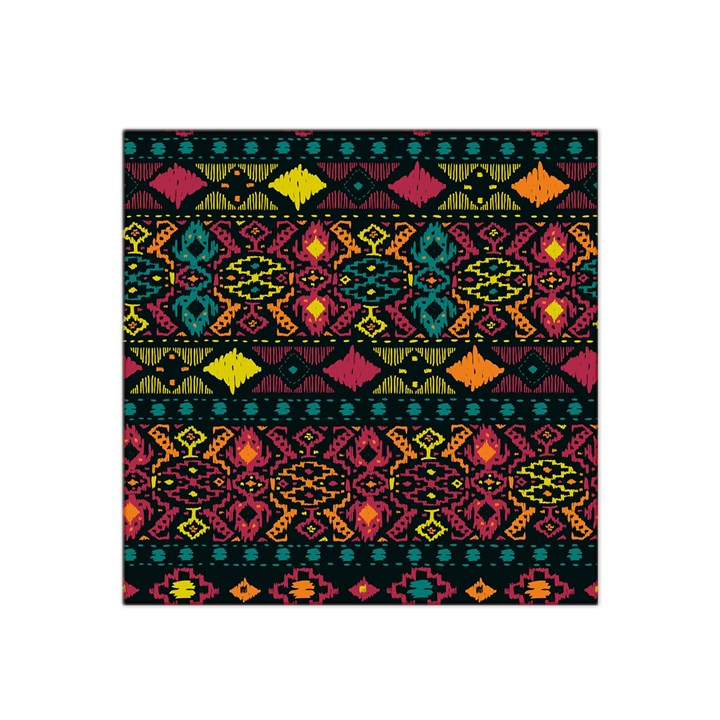 Traditional Art Ethnic Pattern Satin Bandana Scarf