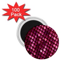 Red Circular Pattern Background 1 75  Magnets (100 Pack)  by Simbadda