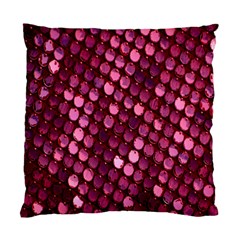 Red Circular Pattern Background Standard Cushion Case (one Side) by Simbadda