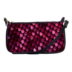 Red Circular Pattern Background Shoulder Clutch Bags