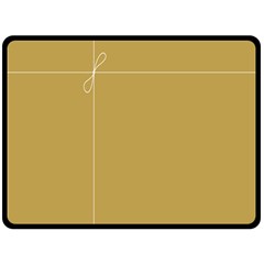 Brown Paper Packages Double Sided Fleece Blanket (large) 