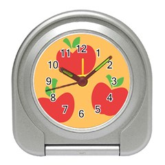 Apple Fruit Red Orange Travel Alarm Clocks