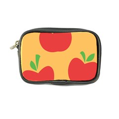 Apple Fruit Red Orange Coin Purse