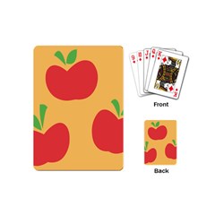 Apple Fruit Red Orange Playing Cards (mini) 