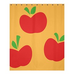 Apple Fruit Red Orange Shower Curtain 60  X 72  (medium) 