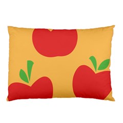 Apple Fruit Red Orange Pillow Case (two Sides)