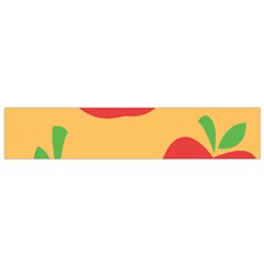 Apple Fruit Red Orange Flano Scarf (small) by Alisyart