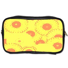 Circles Lime Pink Toiletries Bags