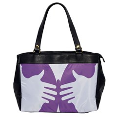 Colorful Butterfly Hand Purple Animals Office Handbags