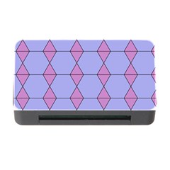 Demiregular Purple Line Triangle Memory Card Reader With Cf by Alisyart