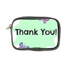 Colorful Butterfly Thank You Animals Fly White Green Coin Purse by Alisyart