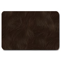 Bear Skin Animal Texture Brown Large Doormat  by Alisyart