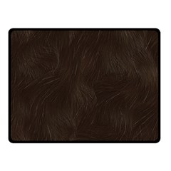 Bear Skin Animal Texture Brown Fleece Blanket (small)