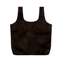 Bear Skin Animal Texture Brown Full Print Recycle Bags (m) 