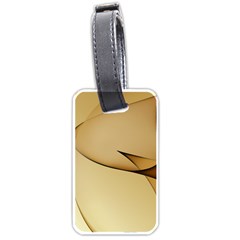 Edge Gold Wave Luggage Tags (one Side) 