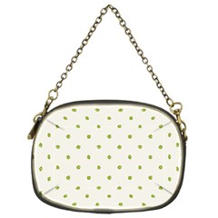 Green Spot Jpeg Chain Purses (one Side) 