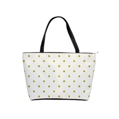 Green Spot Jpeg Shoulder Handbags