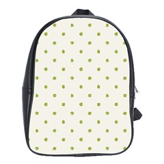 Green Spot Jpeg School Bags(large) 