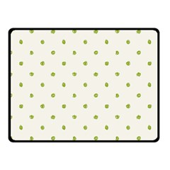 Green Spot Jpeg Fleece Blanket (small)