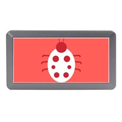 Little Butterfly Illustrations Beetle Red White Animals Memory Card Reader (mini)