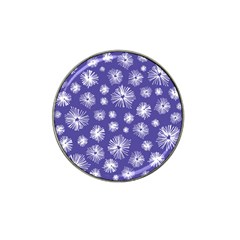 Aztec Lilac Love Lies Flower Blue Hat Clip Ball Marker (10 Pack)
