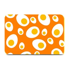 Orange Circle Egg Plate Mats by Alisyart