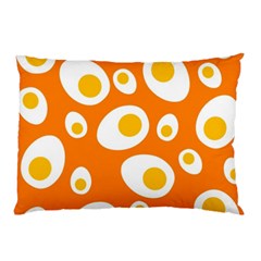 Orange Circle Egg Pillow Case