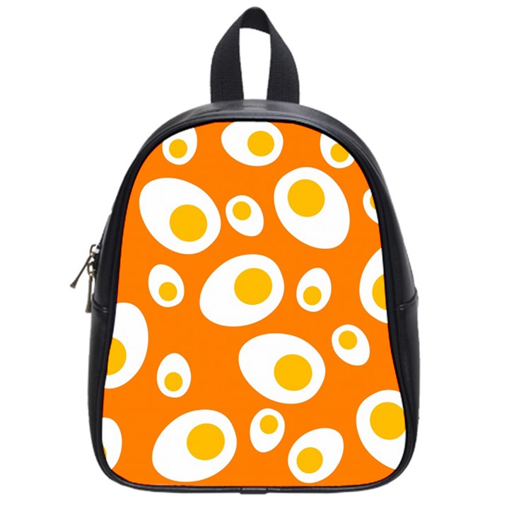 Orange Circle Egg School Bags (Small) 