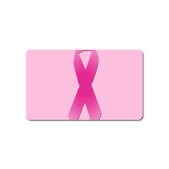 Pink Breast Cancer Symptoms Sign Magnet (Name Card)