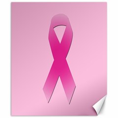 Pink Breast Cancer Symptoms Sign Canvas 8  X 10  by Alisyart