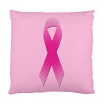 Pink Breast Cancer Symptoms Sign Standard Cushion Case (Two Sides) Back