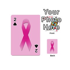 Pink Breast Cancer Symptoms Sign Playing Cards 54 (mini) 