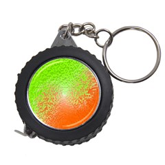 Plaid Green Orange White Circle Measuring Tapes