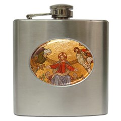 Gold Jesus Hip Flask (6 Oz) by boho