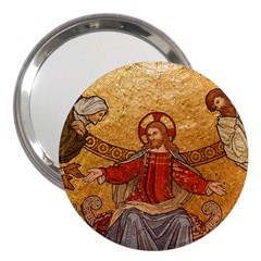 Gold Jesus 3  Handbag Mirrors by boho