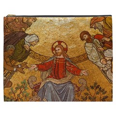 Gold Jesus Cosmetic Bag (xxxl)  by boho