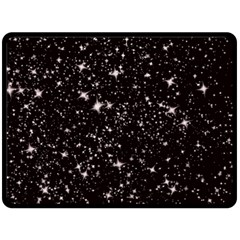 Black Stars Double Sided Fleece Blanket (large)  by boho