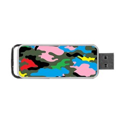 Rainbow Camouflage Portable Usb Flash (one Side) by boho