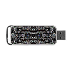 Black Diamonds Portable Usb Flash (one Side) by boho