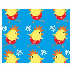 Easter Chick Double Sided Flano Blanket (medium)  by boho