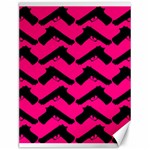 Pink Gun Canvas 12  x 16   11.86 x15.41  Canvas - 1