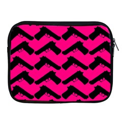 Pink Gun Apple Ipad 2/3/4 Zipper Cases by boho