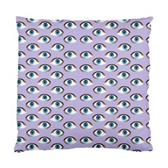 Purple Eyeballs Standard Cushion Case (one Side) by boho