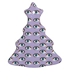 Purple Eyeballs Ornament (christmas Tree)  by boho